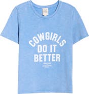 Cinq à Sept Garment Dyed Cotton Graphic Shrunken T-Shirt