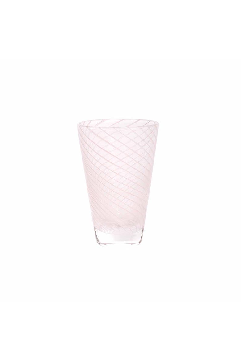 Yuka Groove Glass Set, Main, color, Rose