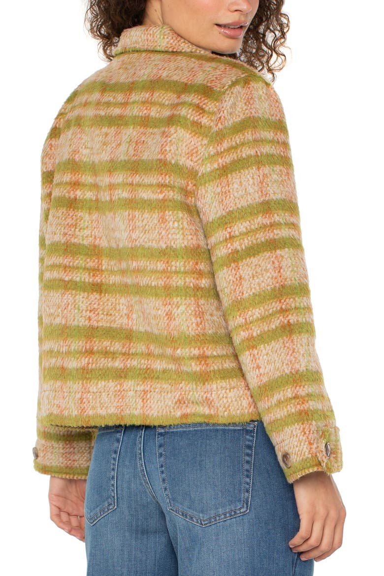 Plaid Shirt Jacket, Alternate, color, GREEN/ GOLD BLANKET PLAID