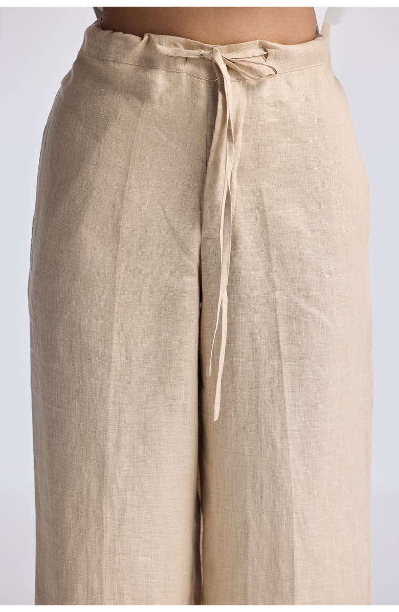 Reistor Sleeveless Hemp Jacket Set, Alternate, color, Neutral Beige