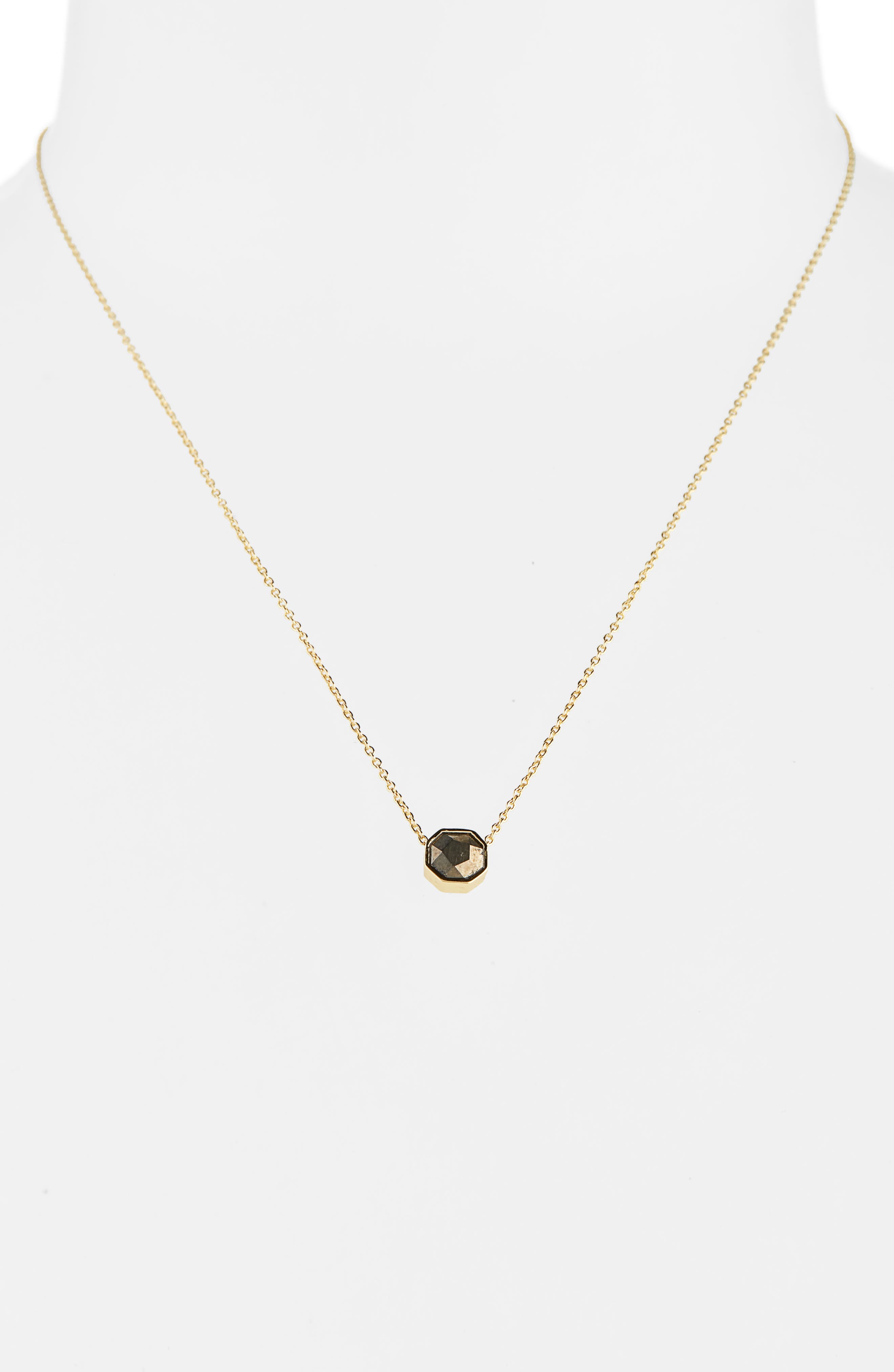 gorjana Power Gemstone Charm Adjustable Necklace (Women) | Nordstromrack