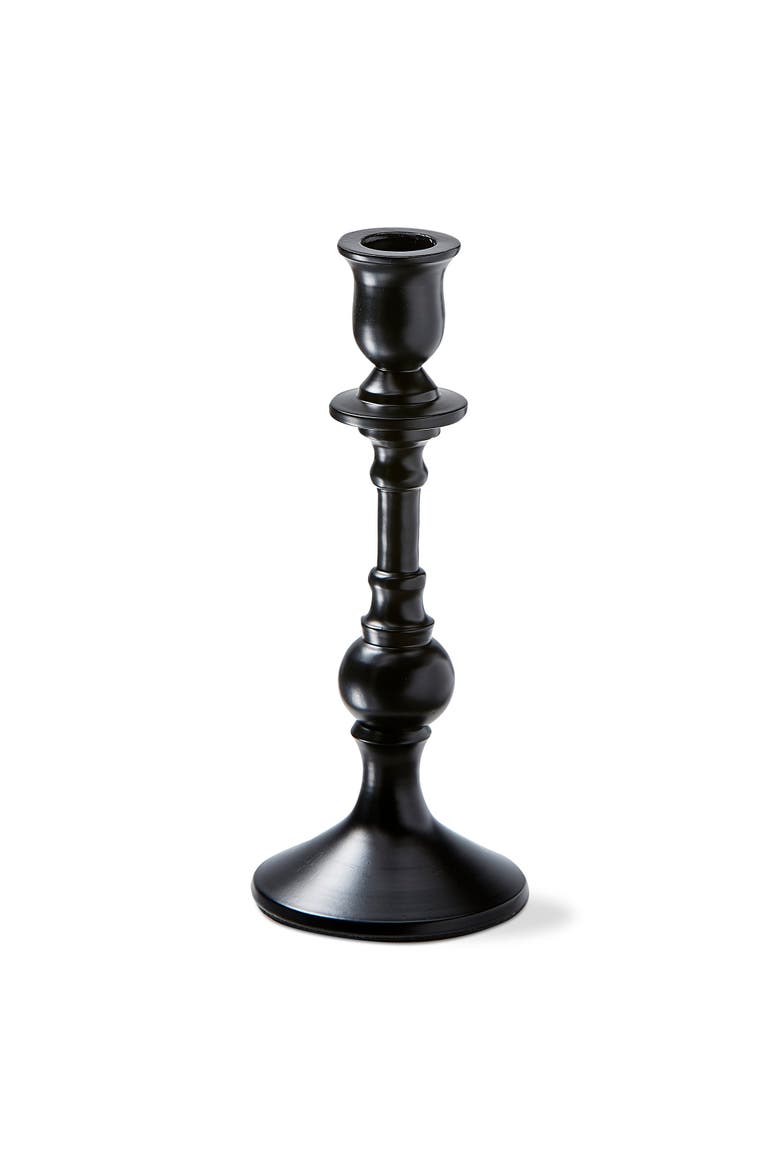 Westport Black Cast Aluminum Taper Candle Holder Small, Main, color, Black
