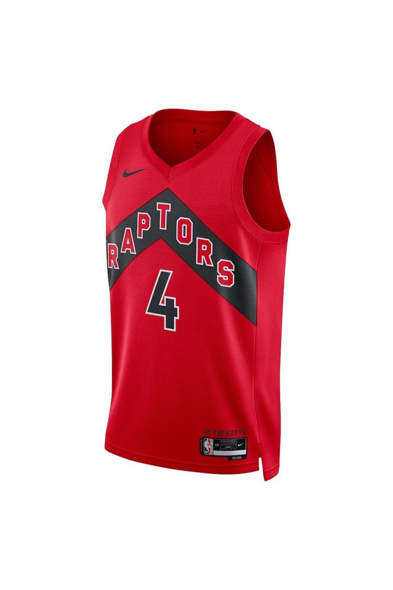 Unisex Nike Scottie Barnes Red Toronto Raptors Swingman Jersey - Icon Edition, Alternate, color, Red