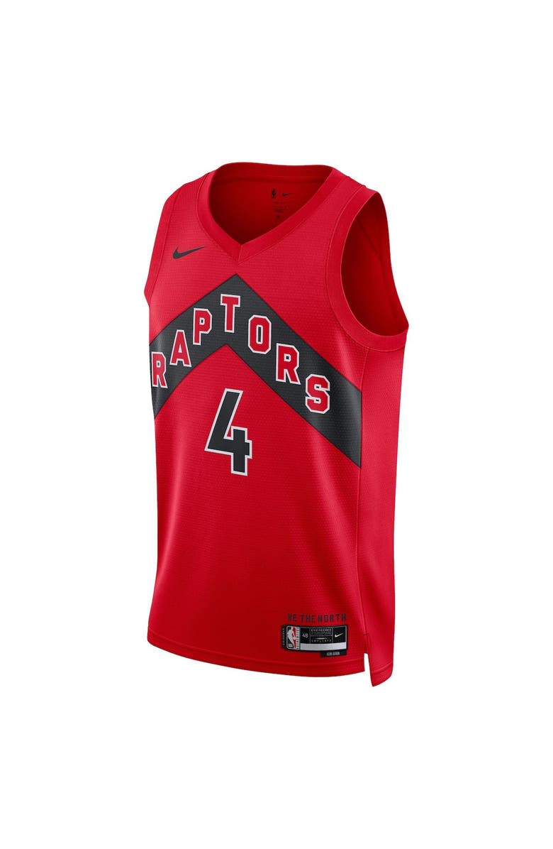 Nike Unisex Nike Scottie Barnes Red Toronto Raptors Swingman Jersey - Icon Edition, Alternate, color, Red