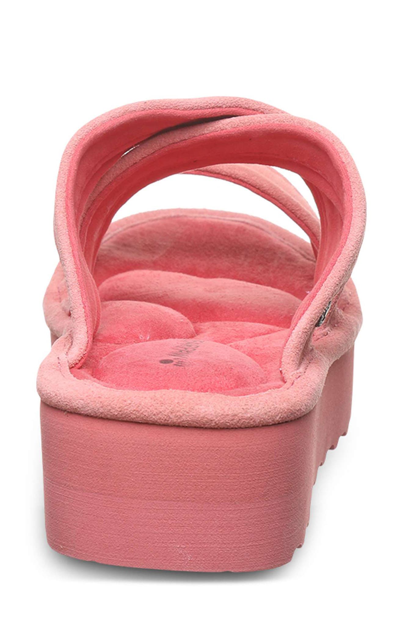 Altitude Platform Slide Sandal, Alternate, color, SHELL PINK