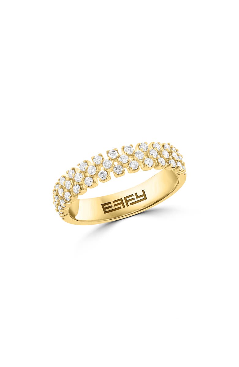 EFFY Diamond Stacking Ring, Main, color, Gold/ Diamond
