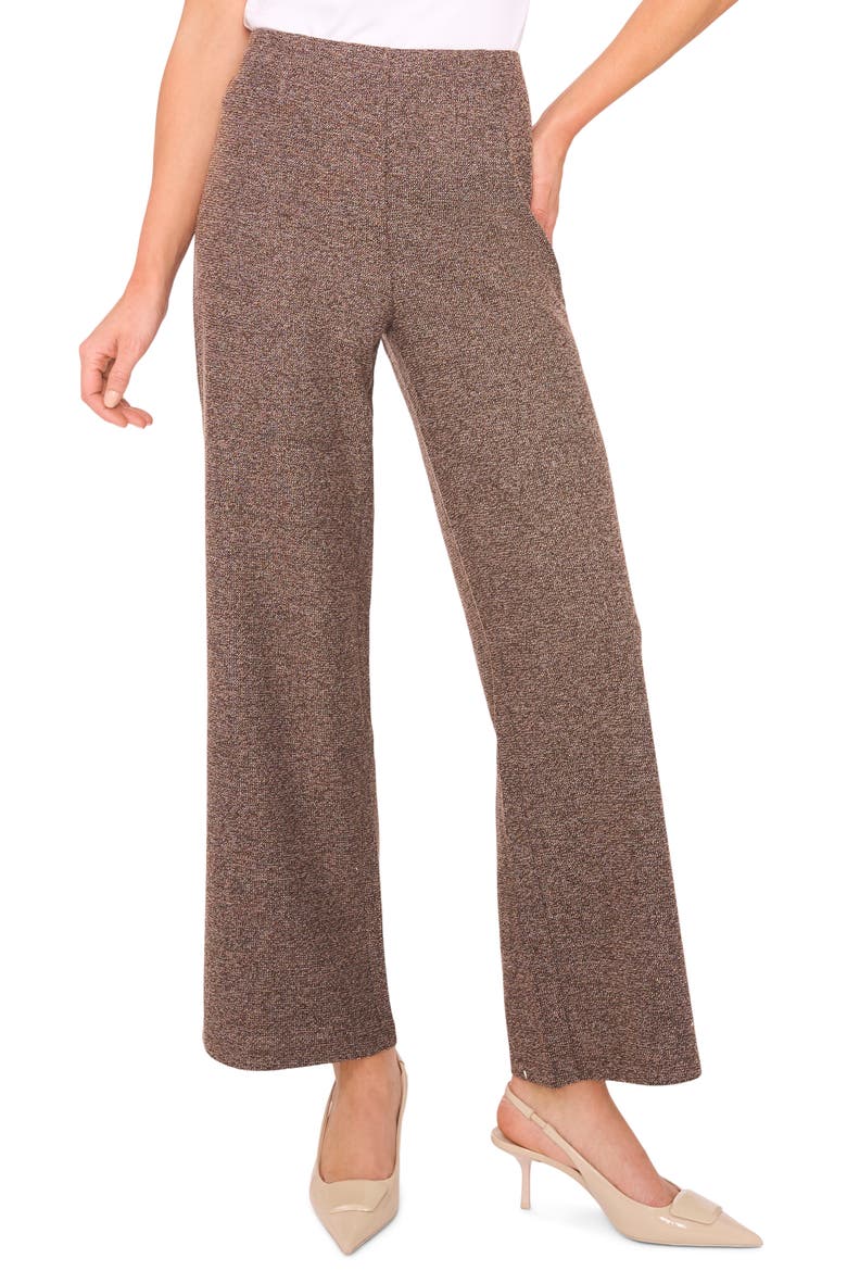 High Waist Flare Leg Sweater Pants, Main, color, DELICIOSO