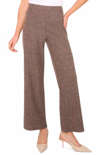 Halogen® High Waist Flare Leg Sweater Pants