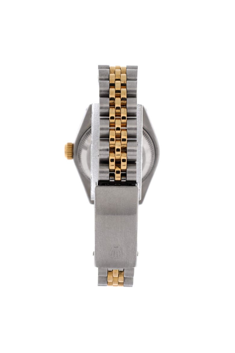 Oyster Perpetual Datejust Automatic Watch Stainless Steel and Yellow Gold with Diamond Markers 26, Alternate, color, Metallic Silver