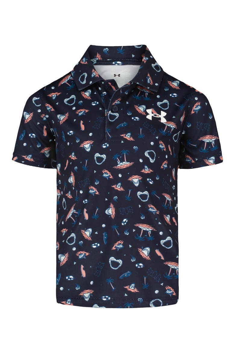 Kids' UA Matchplay Performance Polo, Main, color, MIDNIGHT NAVY