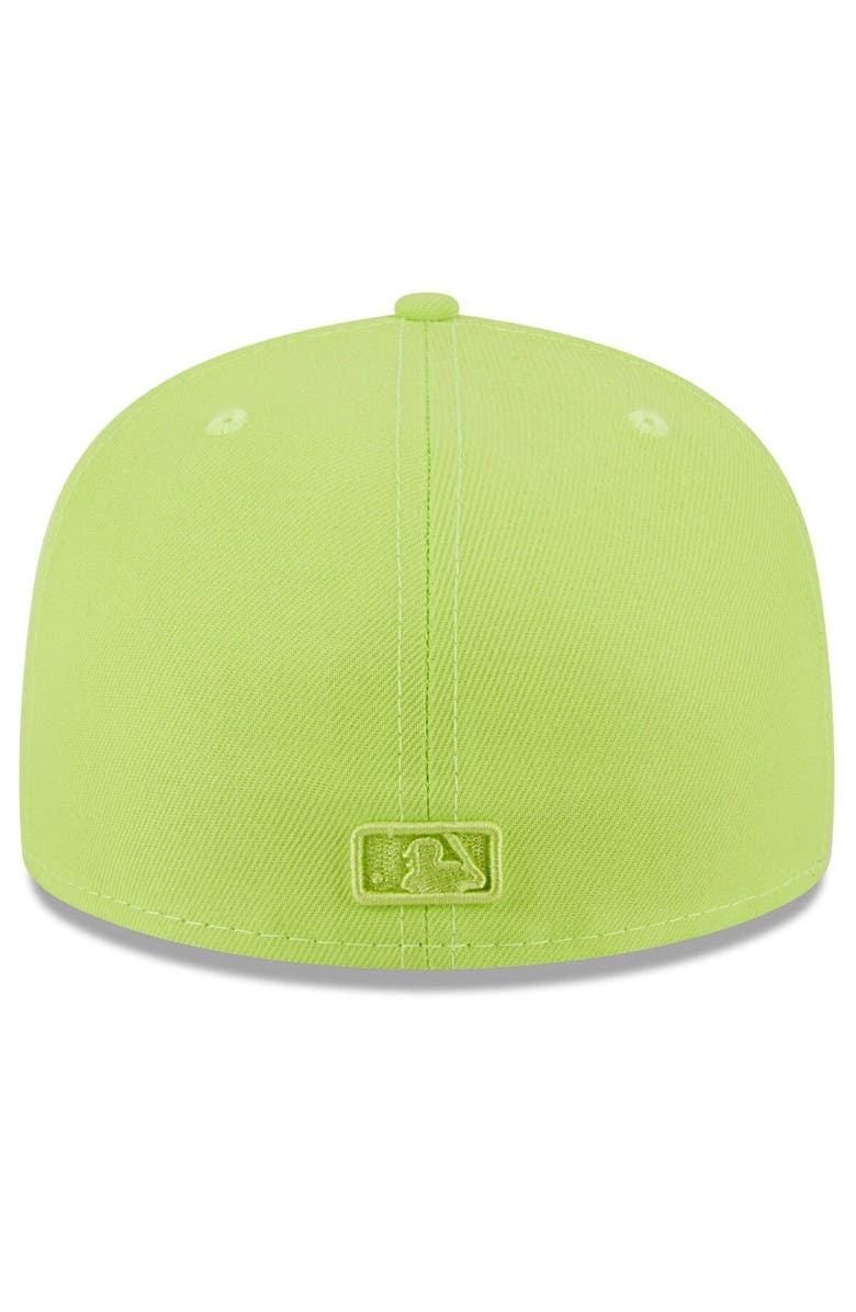 New Era Men's New Era Neon Green Los Angeles Dodgers 2023 Spring Color Basic 59FIFTY Fitted Hat, Alternate, color, Neon Green