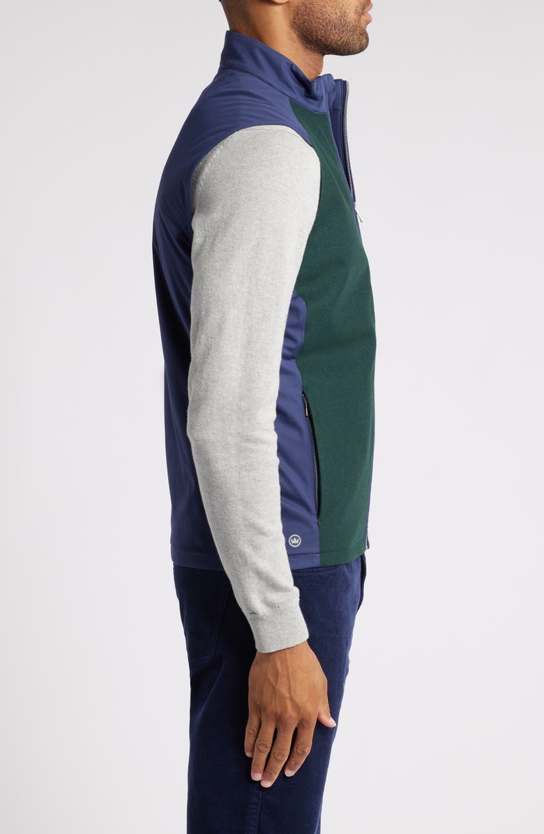 Peter Millar Crown Crafted Cambridge Water Resistant Performance Vest, Alternate, color, Lacinato