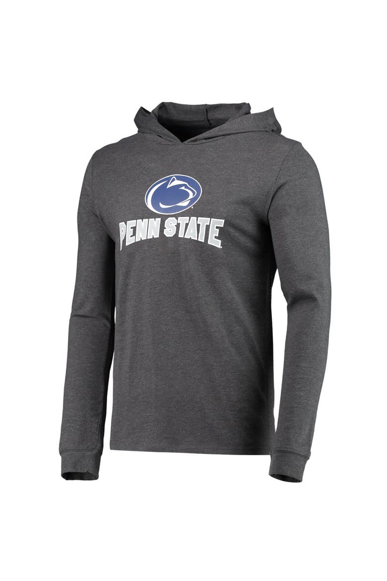 Men's Concepts Sport Navy/Heather Charcoal Penn State Nittany Lions Meter Long Sleeve Hoodie T-Shirt & Jogger Pajama Set, Alternate, color, Navy