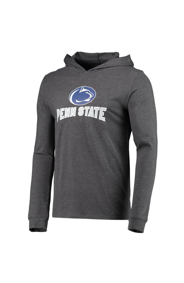 CONCEPTS SPORT Men's Concepts Sport Navy/Heather Charcoal Penn State Nittany Lions Meter Long Sleeve Hoodie T-Shirt & Jogger Pajama Set, Alternate, color, 