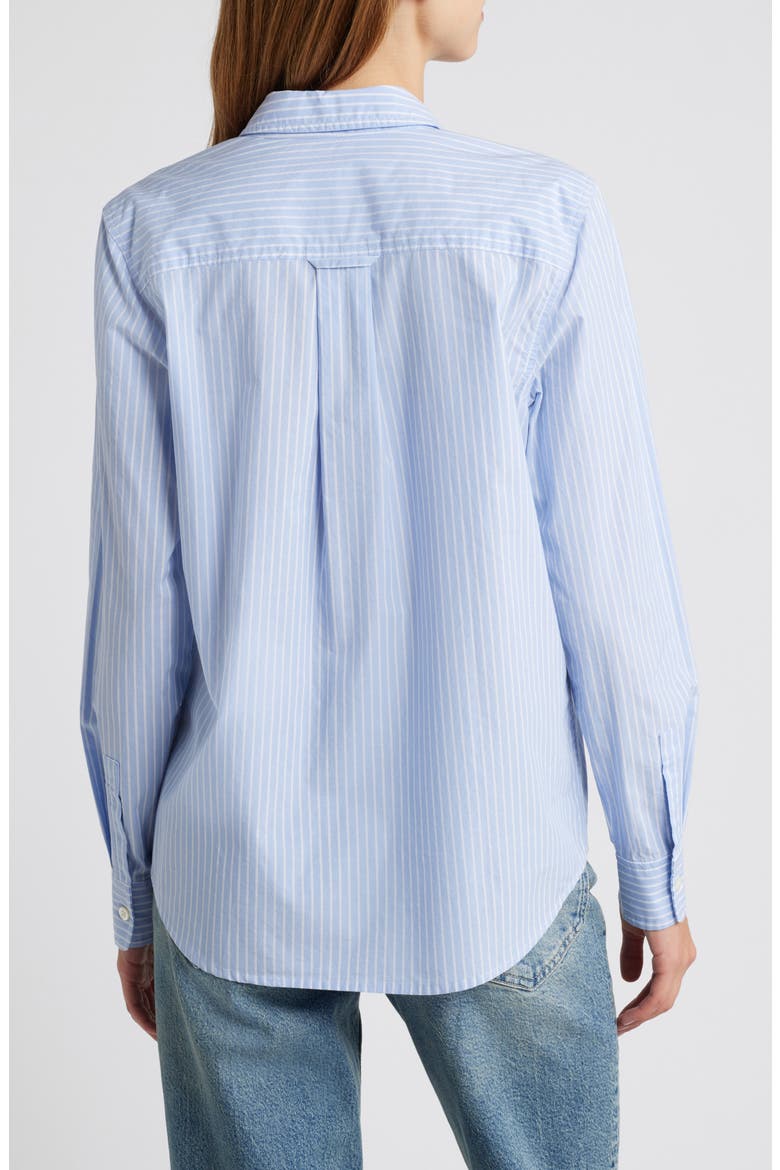 Stina Stripe Shirt, Alternate, color, OXFORD WHITE STRIPE