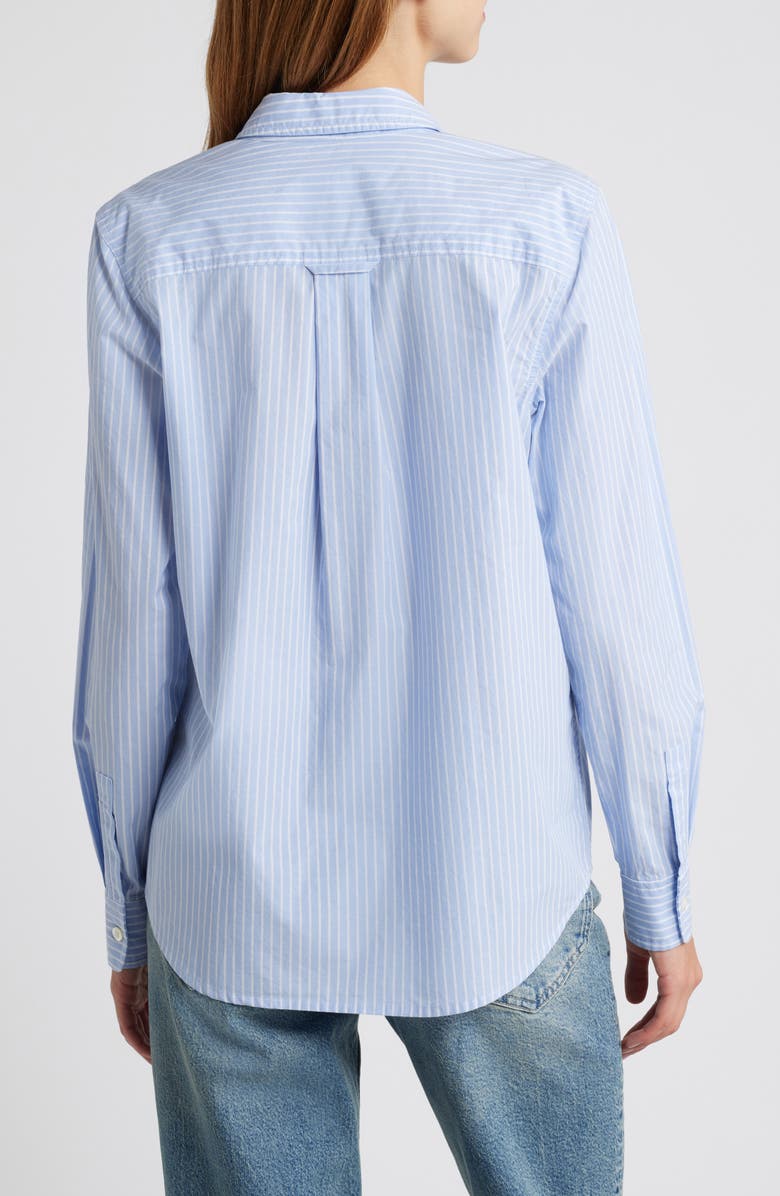 Rails Stina Stripe Shirt, Alternate, color, Oxford White Stripe