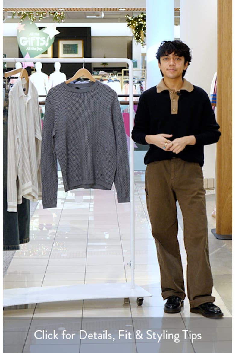 Geo Jacquard Wool Sweater video