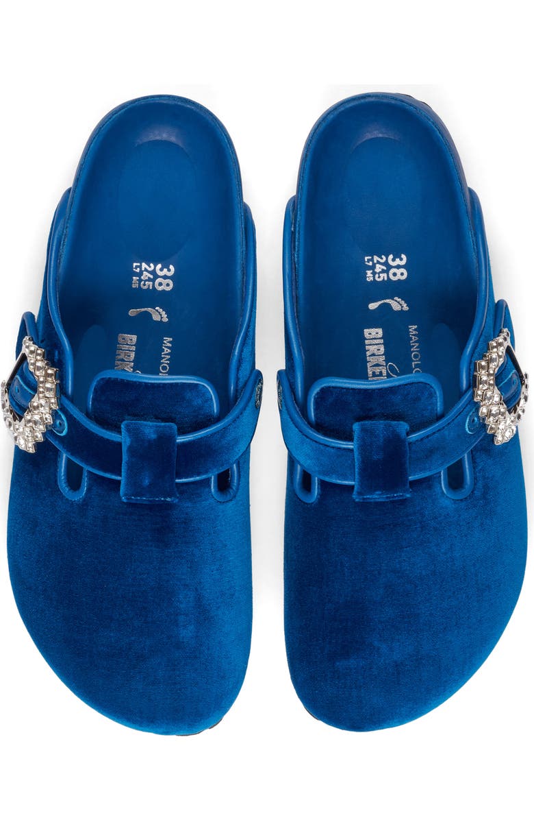 BIRKENSTOCK X MANOLO Blahnik Boston Crystal Buckle Clog, Alternate, color,