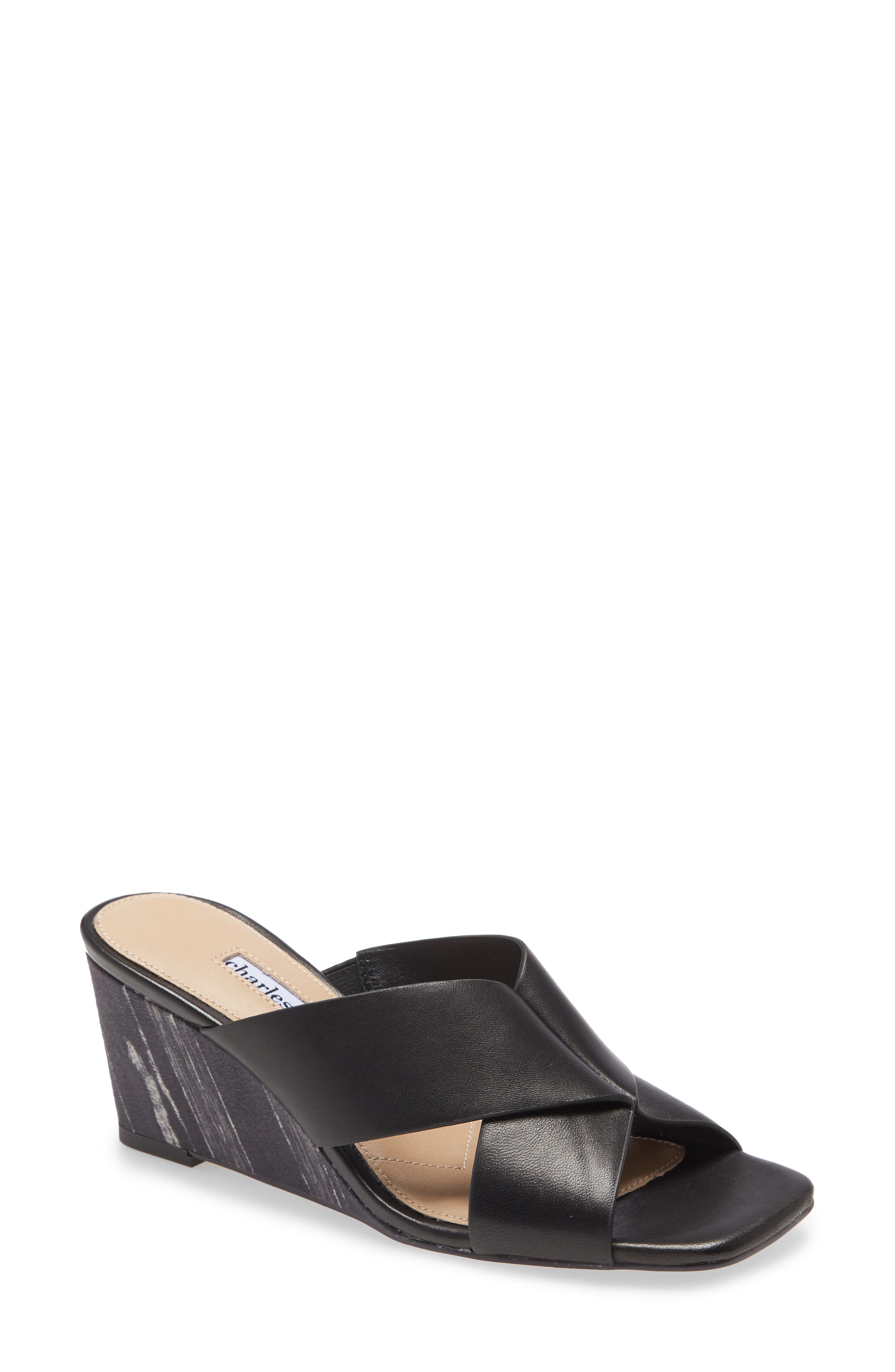 Charles David Testify Wedge Slide Sandal, Main, color, 