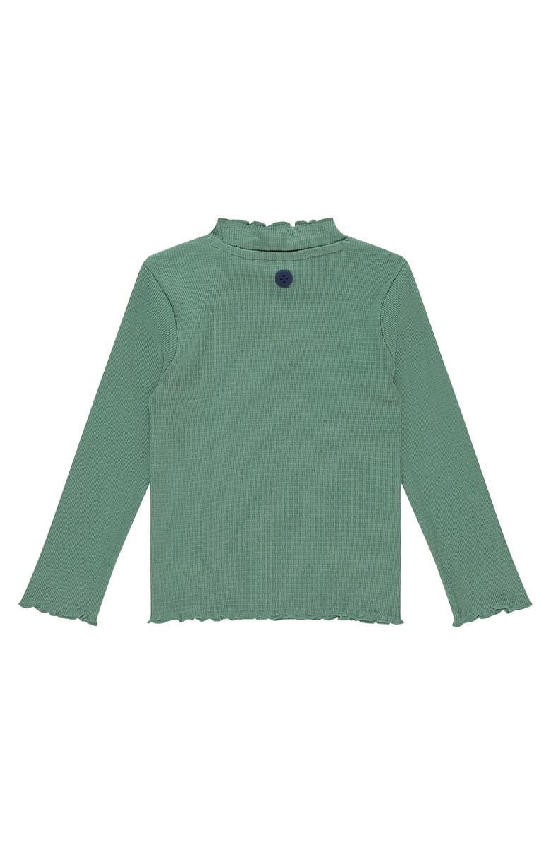 Stains and Stories by Babyface Ribbed Mock Neck Long Sleeve Shirt, Alternate, color, Mint