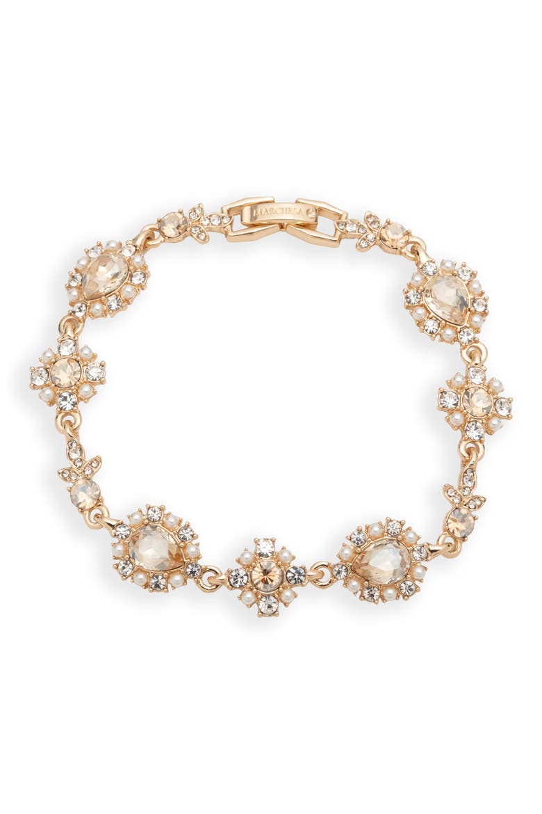 Stone Flex Bracelet, Main, color, GOLDEN