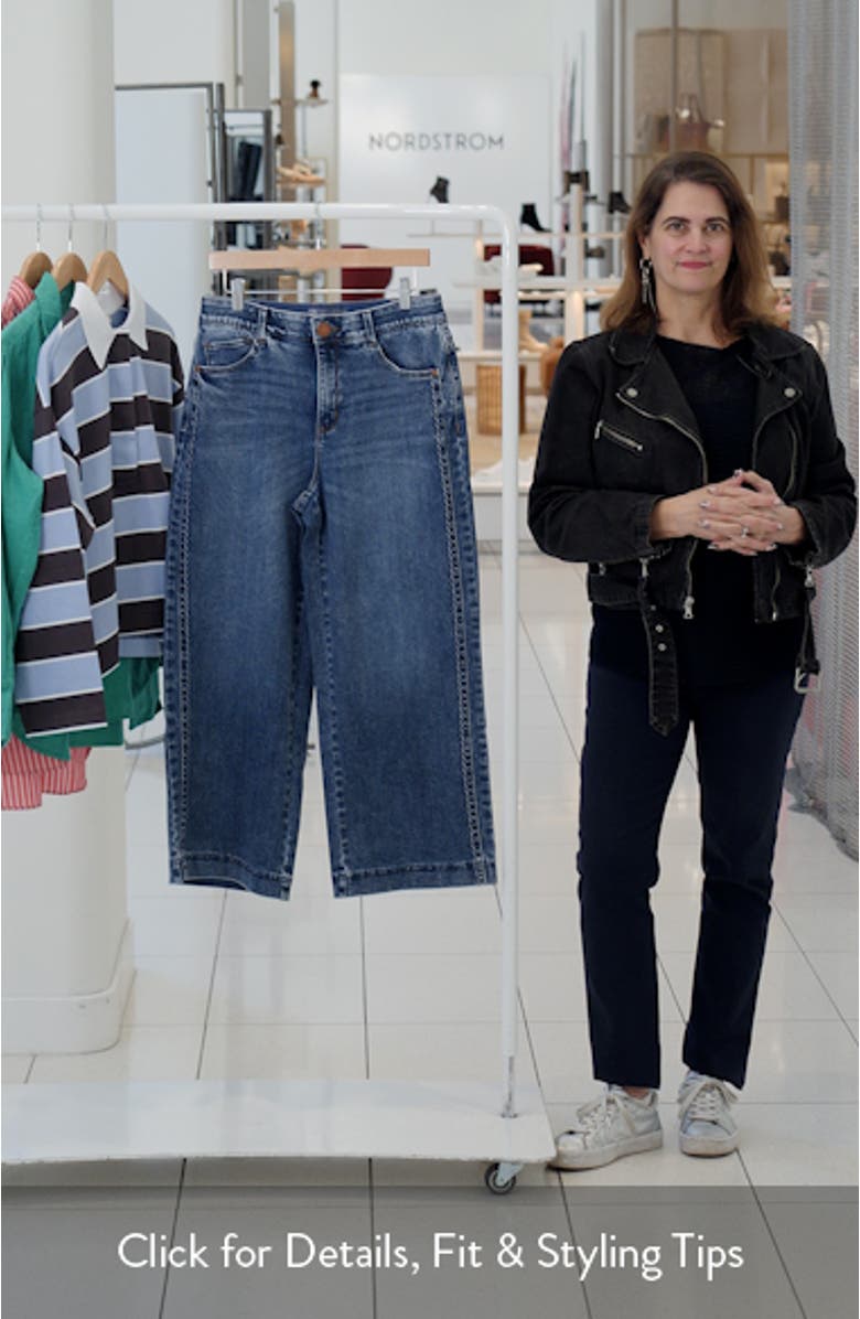 Gracie Skyrise Double Side Seam Wide Leg Jeans, sales video thumbnail