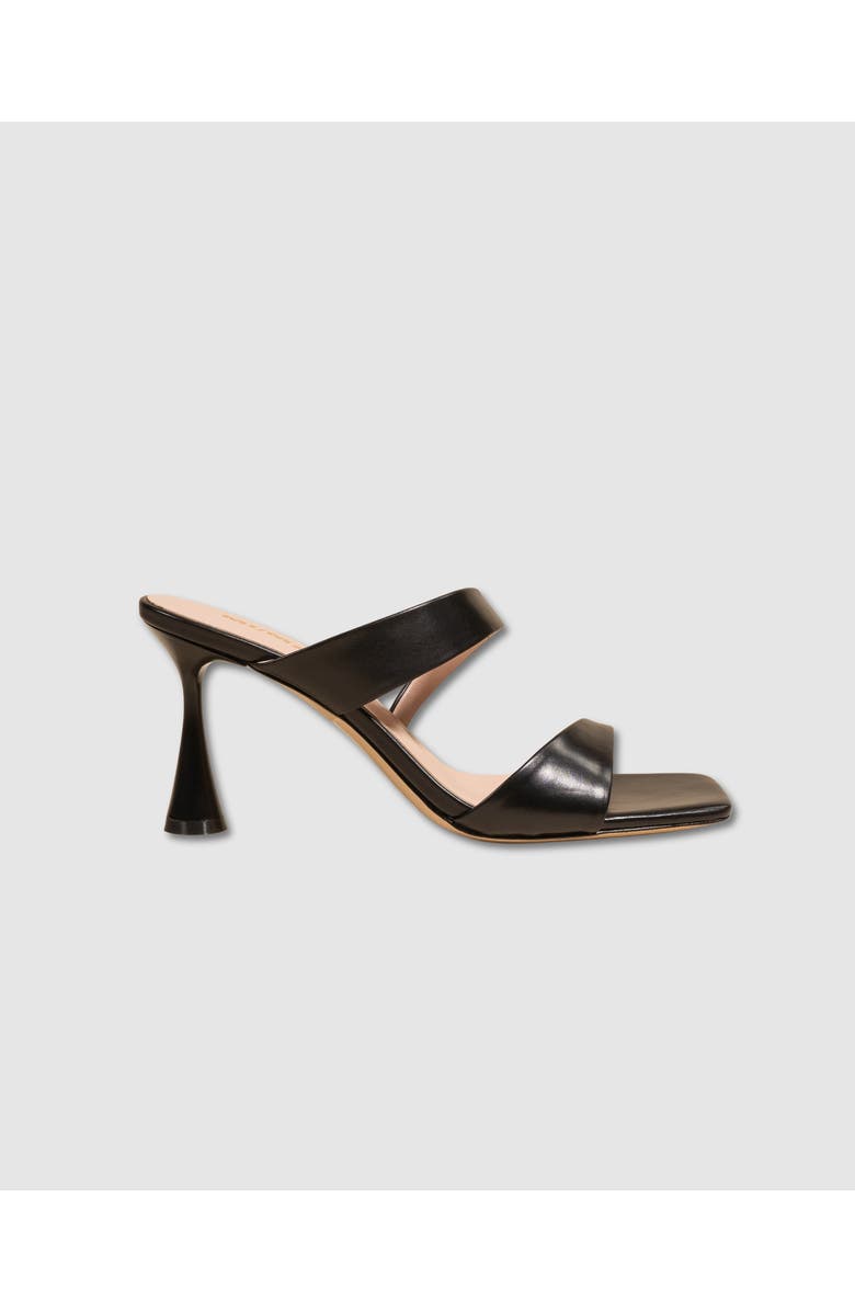 MI/MAI Tara Square Toe High Heel Mule, Main, color, Black
