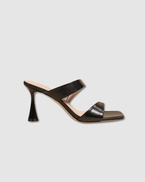 Tara Square Toe High Heel Mule