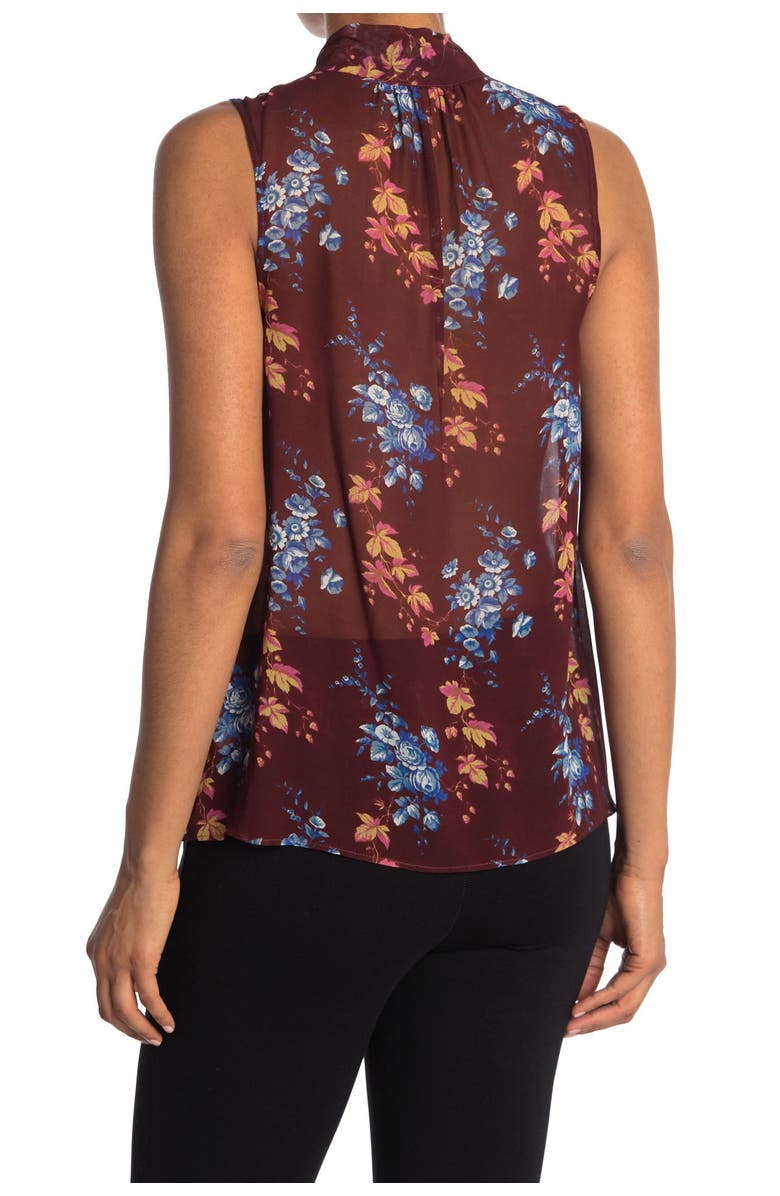 PAIGE Myra Sleeveless Floral Print Top, Alternate, color, Chrywdmlt