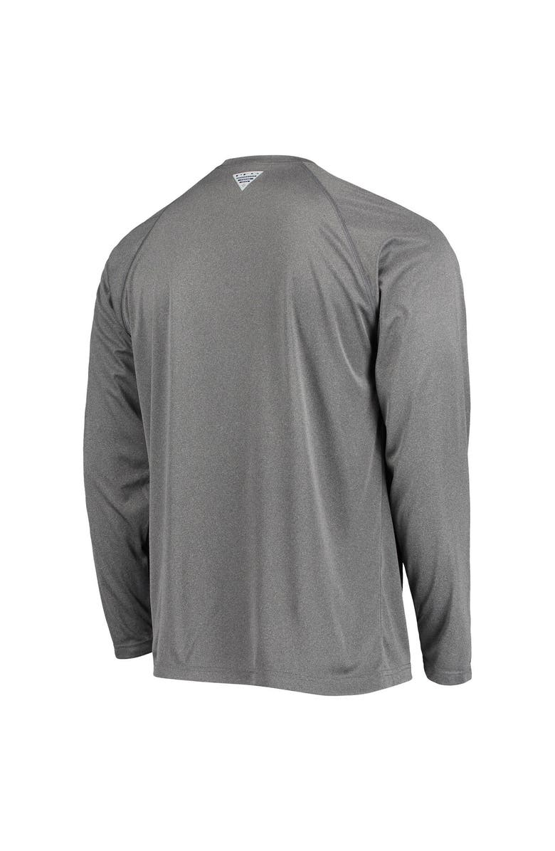 Columbia Men's Columbia Garnet South Carolina Gamecocks Terminal Tackle Omni-Shade Raglan Long Sleeve T-Shirt, Alternate, color, 