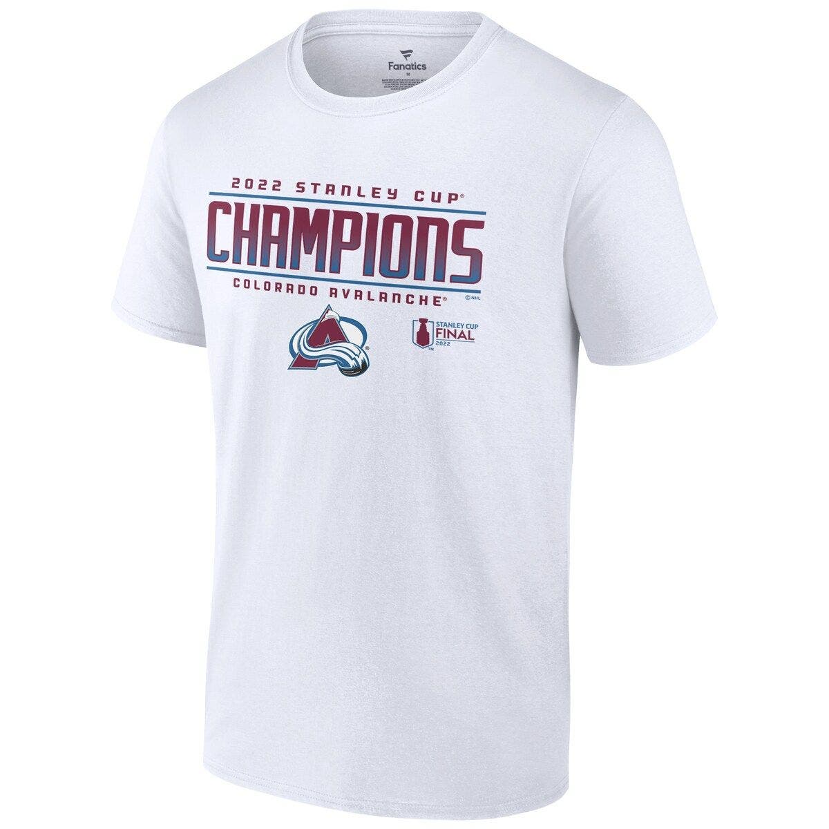 Men's Fanatics Branded White Colorado Avalanche 2022 Stanley Cup Champions Signature Roster T-Shirt - image 2