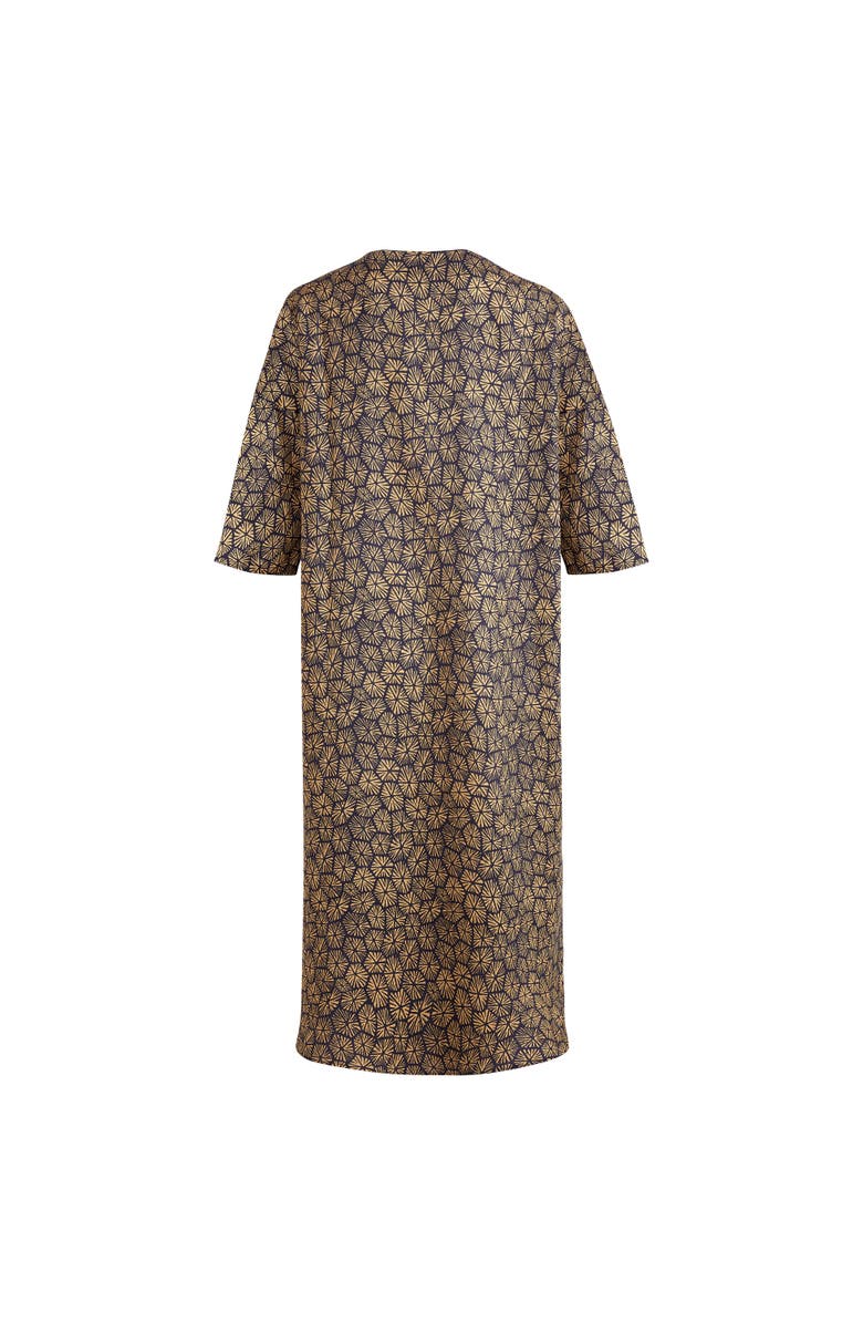 Vilebrequin Women's Carapaces Printed Linen Kaftan Cover-Up, Alternate, color, Bleu Marine