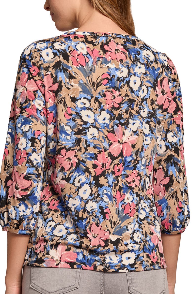 Jones New York Print Moss Crepe Top, Alternate, color, 