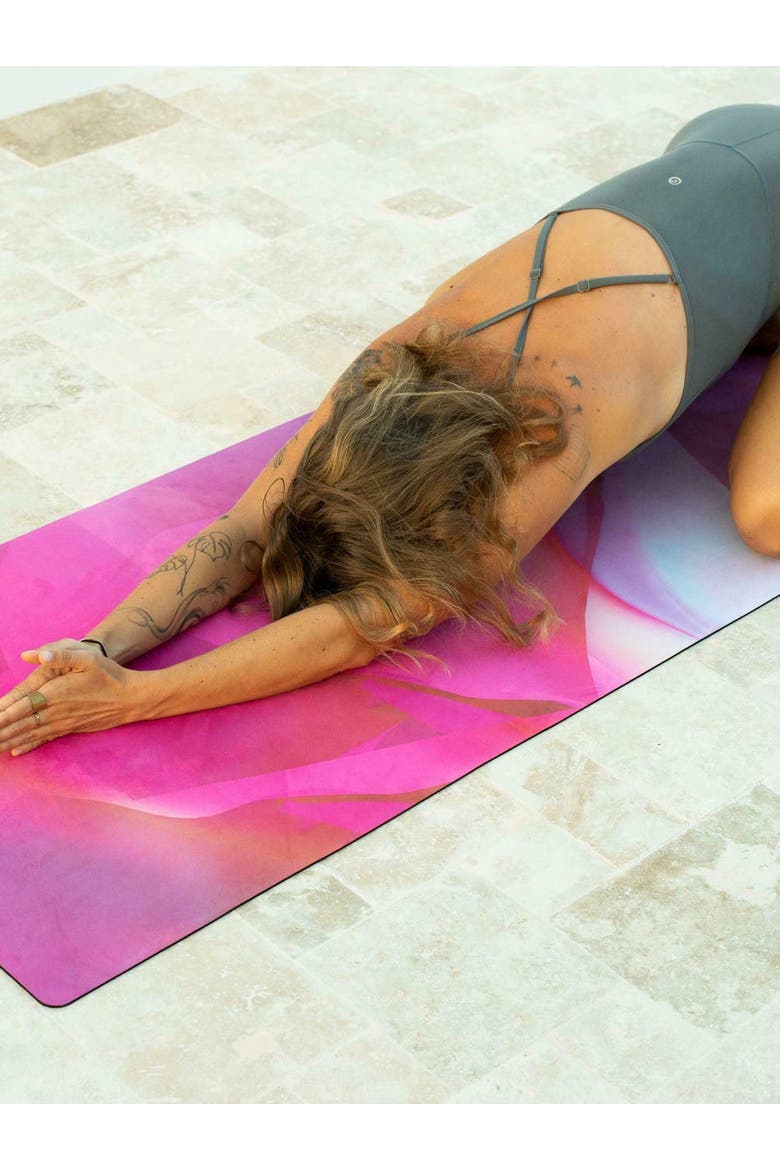 Combo Yoga Mat 3.5mm- 2-in-1, Alternate, color, Rose