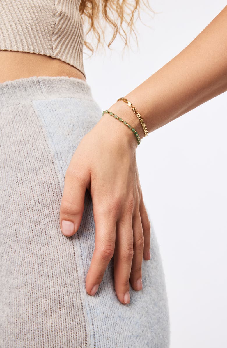 Ana Luisa Bead Bracelet - Crew Bracelet, Alternate, color, Gold