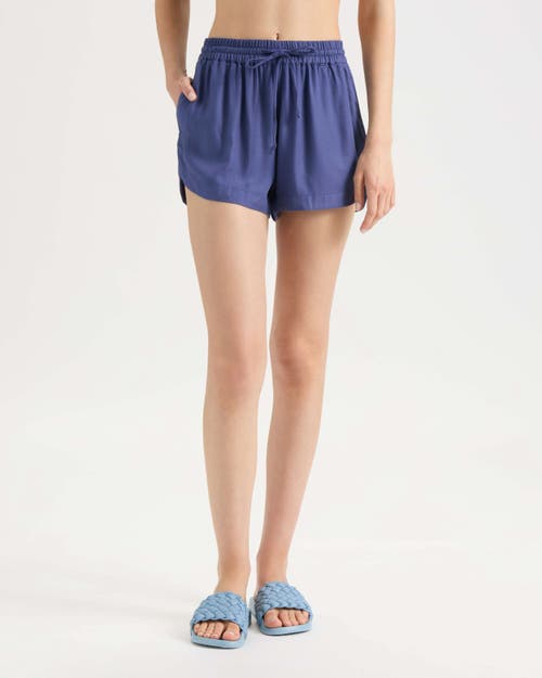 Salt Life Sunset Waves Short In Purple