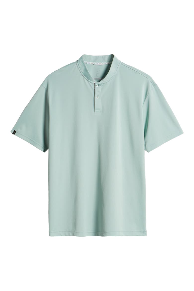 Van Solid Blade Collar Polo, Alternate, color, SURF SPRAY