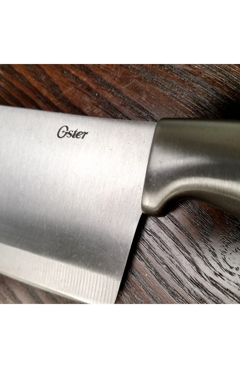 OSTER Baldwyn 6.25 Inch Stainless Steel Cleaver Knife, Alternate, color, Silver