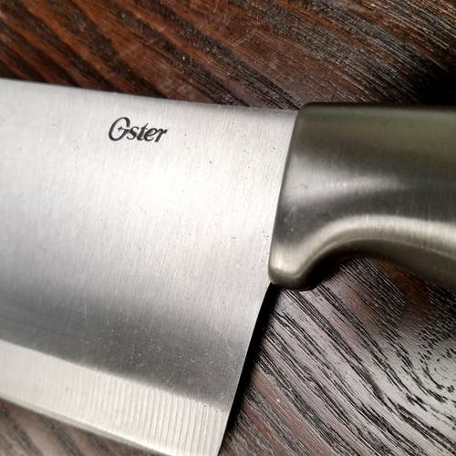 Oster Baldwyn 6.25 Inch Stainless Steel Cleaver Knife In Silver