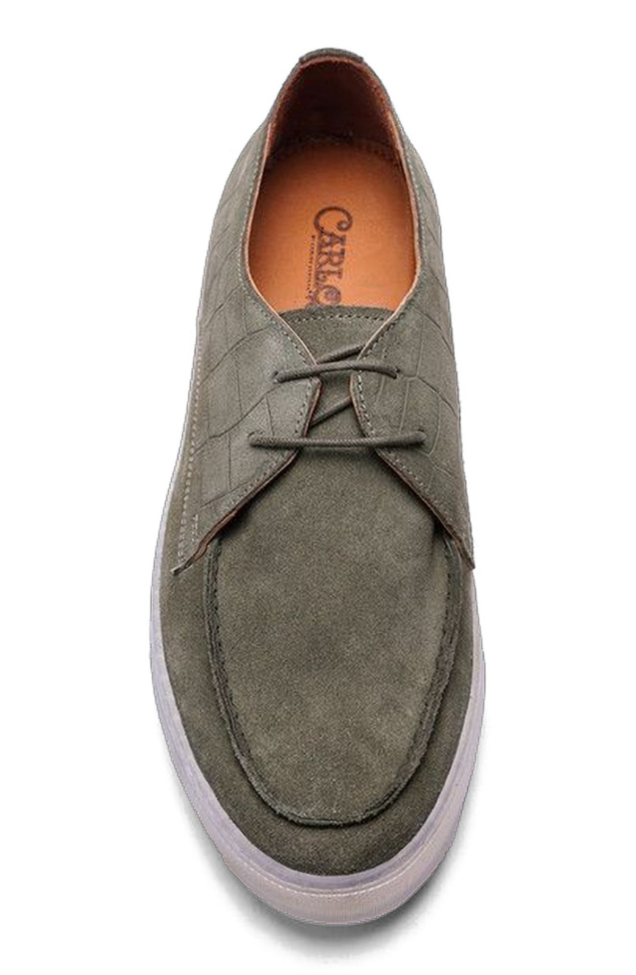 CARLOS SANTANA Echo Moc Shoe, Alternate, color, Birch Green Suede
