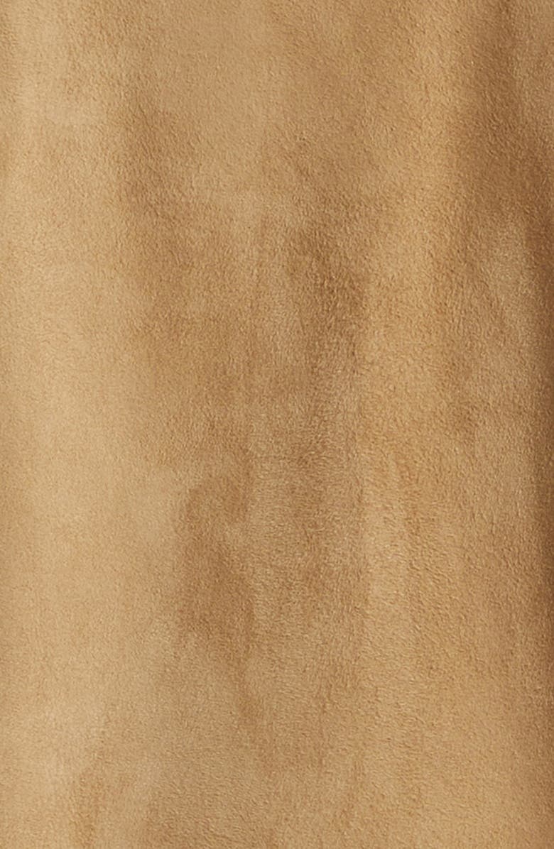 ISAIA Amelio Aqua Lambskin Suede Jacket, Alternate, color, Dark Beige 1