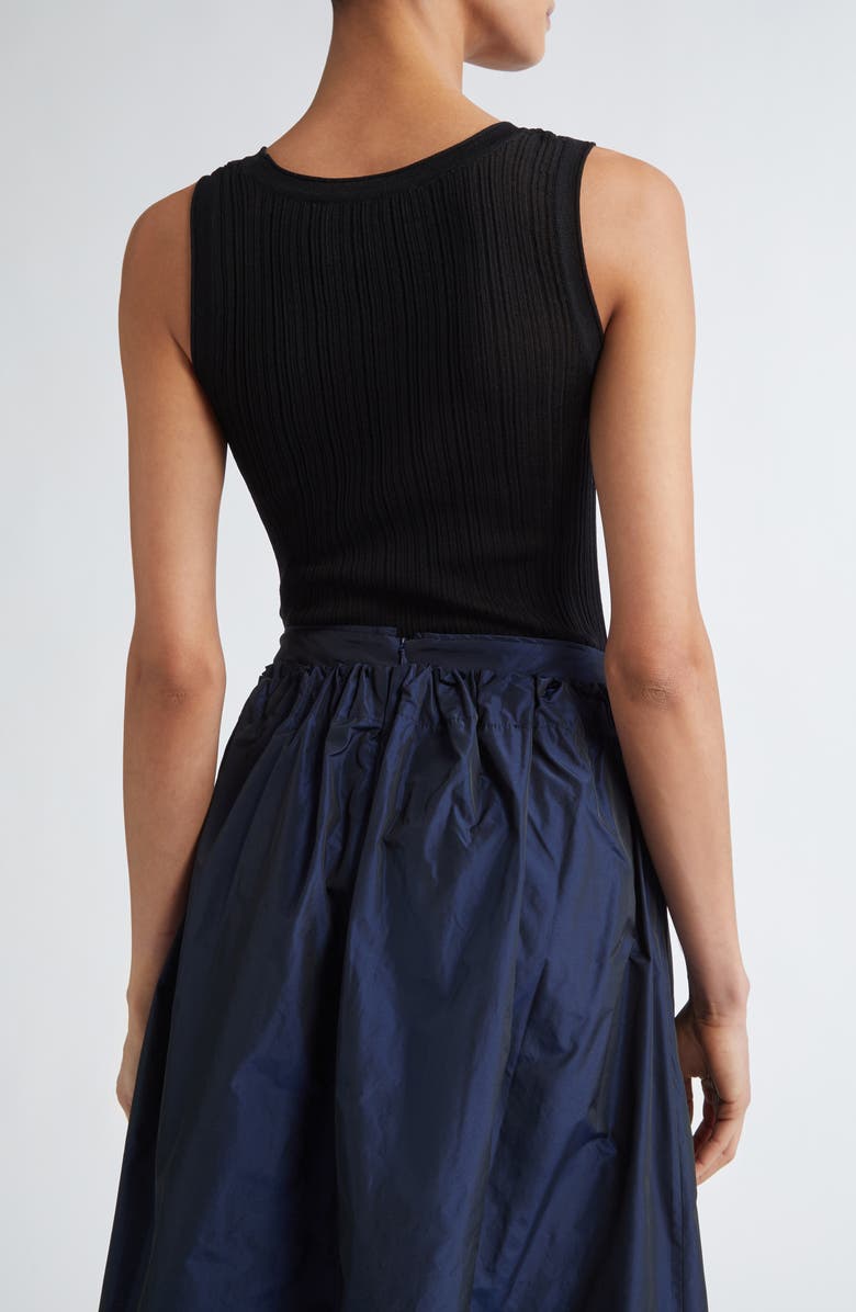 NACKIYÈ Fine Rib Organic Cotton Sweater Tank, Alternate, color, 