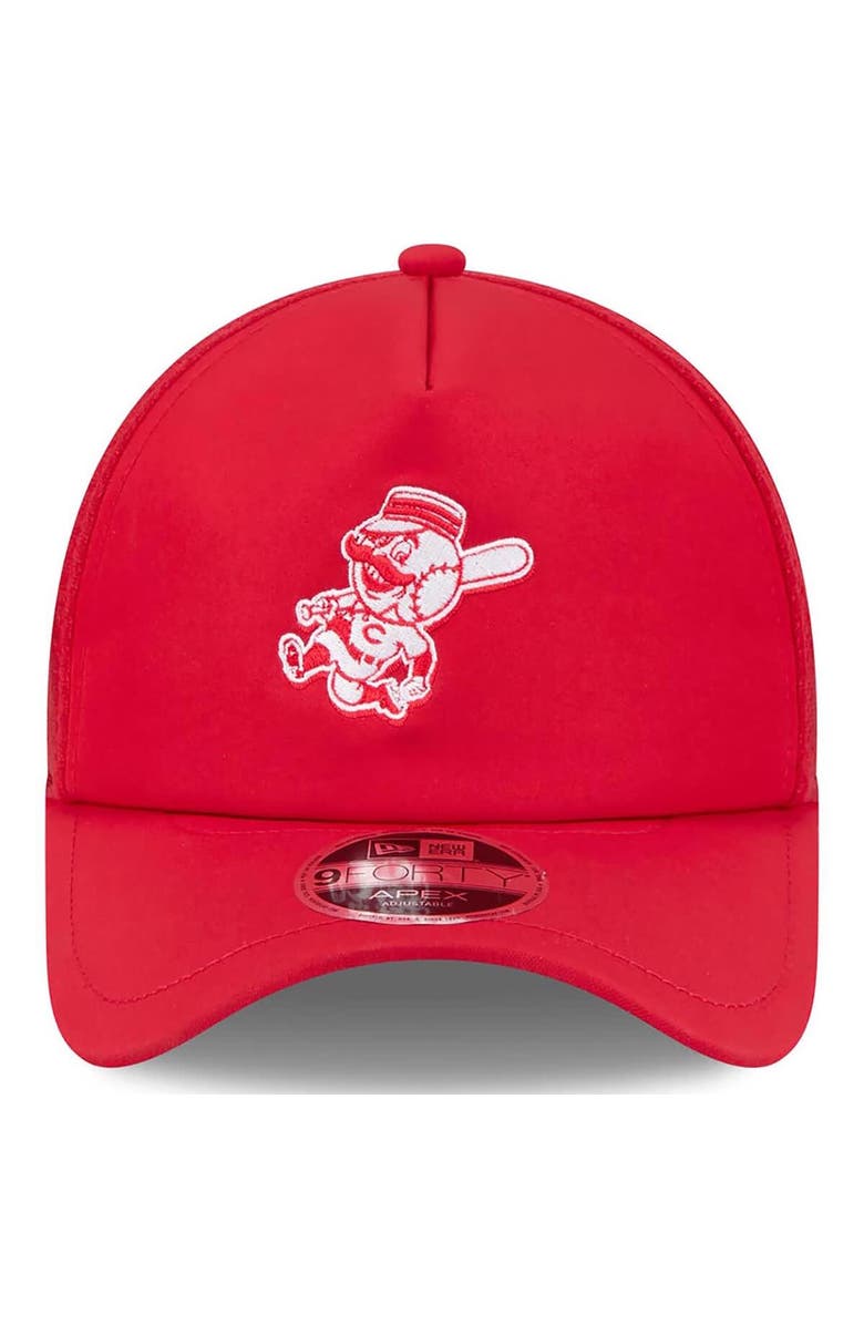 New Era Men's New Era Red Cincinnati Reds 2026 Batting Practice Alternate Apex 9FORTY Adjustable Hat, Alternate, color, Red