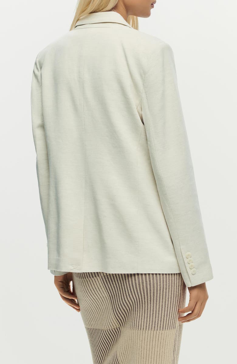 Desigual Patchwork Blazer, Alternate, color, Off White