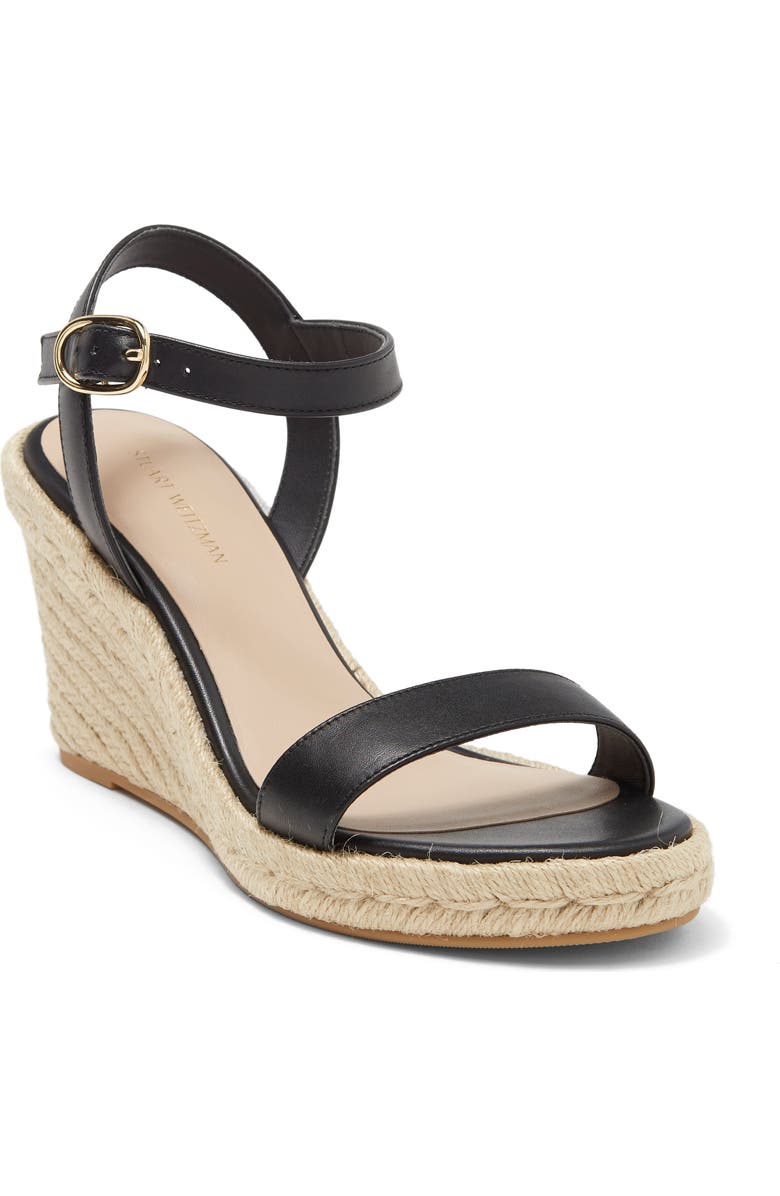 Stuart Weitzman Teddi Espadrille Wedge Heel Sandal, Main, color,