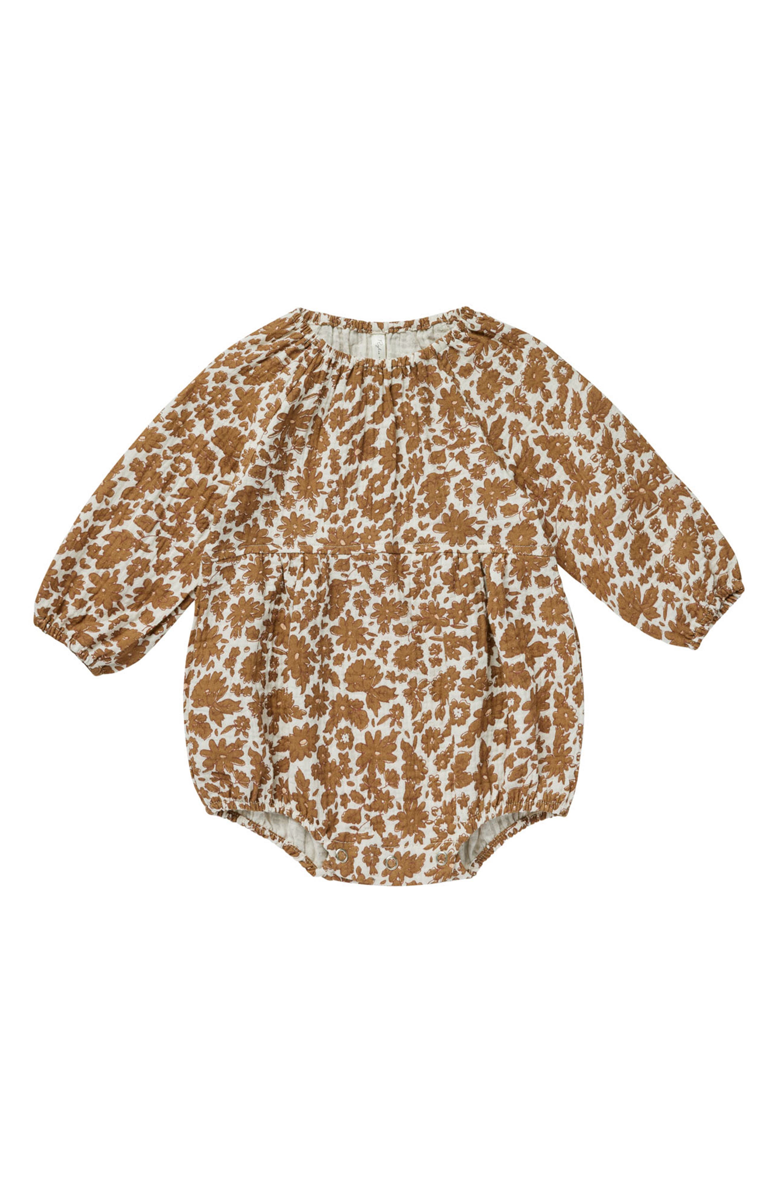 Rylee + Cru Floral Print Bubble Romper | Nordstromrack