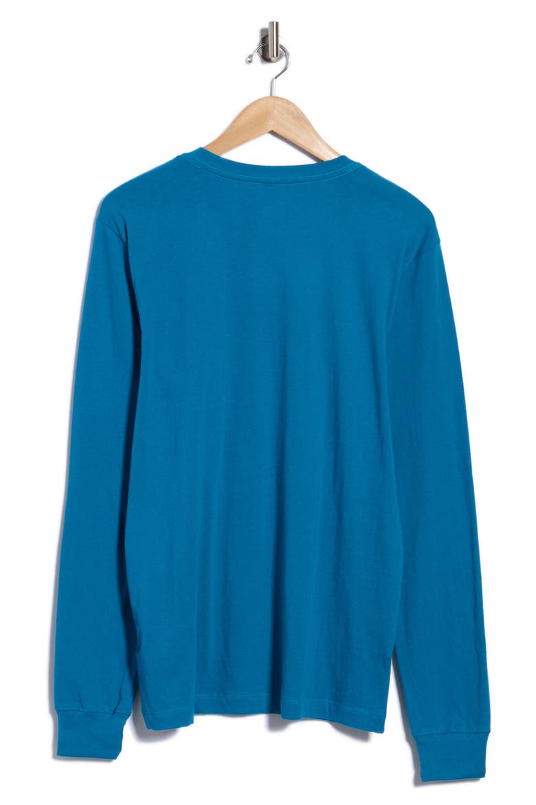 Evolution Simple Dome Long Sleeve T-Shirt, Main, color, DUSK BLUE