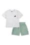 Kids' Slub Pocket T-Shirt & French Terry Cargo Shorts Set