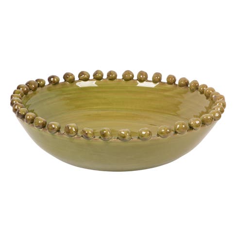 Round Hobnail Terra-cotta Decorative Bowl