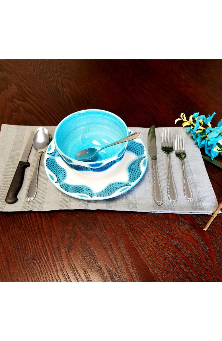 Gibson Home Wilmington Plus 55-Piece Flatware Set, Alternate, color, Silver